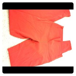 Lululemon high Rise Wunder Under Bonfire 4 28”